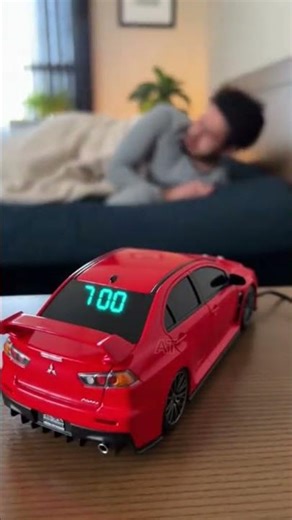 Wake up with the power of a sports car engine 🏎️🔥This Car Alarm Clock features a crystal-clear LED