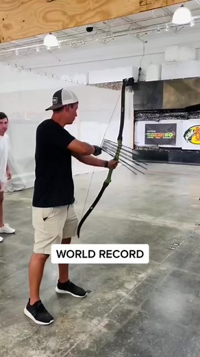 4.1M views · 10K reactions | He’s worth whatever the wager is! PAY THE MAN!!! 奈#vikings #archery #trickshot #wow #worldrecord | Tank Tolman | Facebook