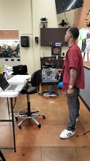 Baltimore Beauty Barber School | “Mastering the basics starts here! 💈✂️ Our barber instructor is training our freshmen to keep their comb in hand while working with shears... | Instagram