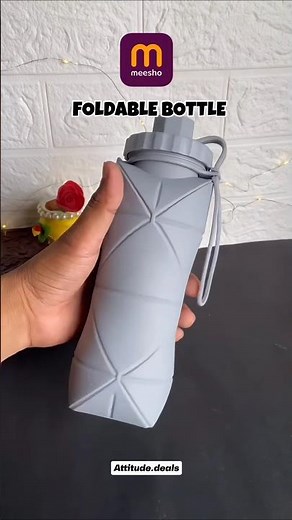 Foldable Water Bottle 😱 Travel Must-Have!