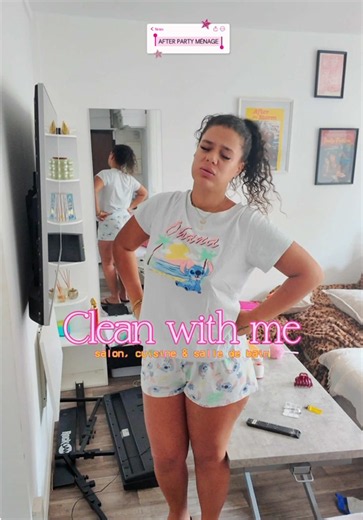 Viens rangez mon appart’ avec moi 👩🏽‍❤️‍👩🏼🧹🧼💖 #cleanwithme #clean #cleantok