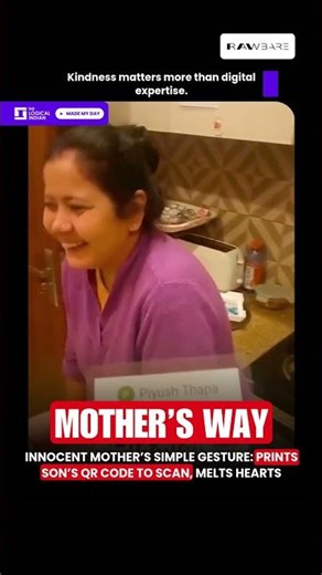 INNOCENT MOTHER’S SIMPLE GESTURE: PRINTS SON’S QR CODE TO SCAN, MELTS HEARTS