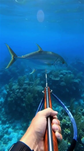 Spearfishing Beneath a Glowing Blue Ice Shelf: The Ultimate Arctic Hunt POV #spearfishing