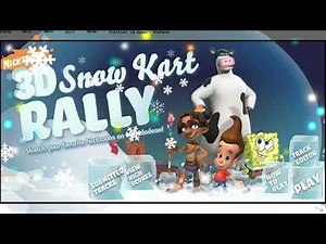 Nicktoons - 3D Snow Kart Rally