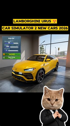 Lamborghini Urus 😍 | car simulator 2 new cars 2026 | #carsimulator2 #shorts