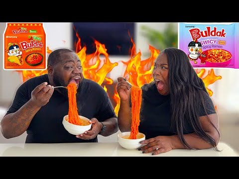 TRYING THE NEW BULDAK RAMEN FLAVORS!