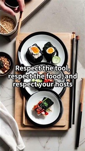 Why Japanese chopsticks have rules #Japan #Chopsticks #DiningEtiquette #JapaneseFood