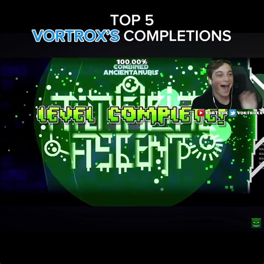 Vortrox’s Hardest Completions #gd #geometry dash #fyp #cool @Vortrox