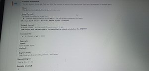 Problem Statement02.You are given a string str. Find and pri... | Filo