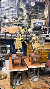 Lincoln’s Premonition: scratch-built automaton sculpture.a few moments in the machine shop…. #lincoln #abrahamlincoln #automaton #automatonmaker #thomaskuntzsculpture. | Thomas Kuntz=Haxanthrobo