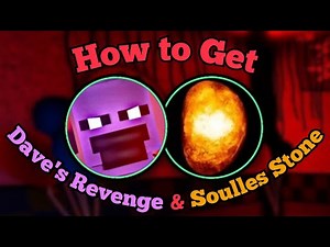 How to Get "Soulles Stone" & "Dave's Revenge" Badges!!! | FNaF RP | Roblox