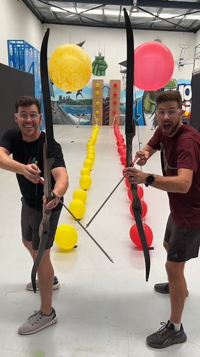 2.3M views · 18K reactions | Our Most Intense Balloon Race Yet!!! #balloon #balloonpop #popping #race #competition #fun #reels | How Ridiculous | Facebook