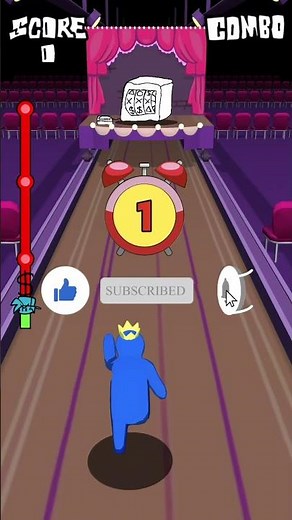 Blue completes a SECRET LEVEL in FNF Run: Music Dash 3D