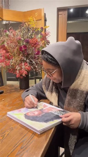 thank you for all the love you’ve shown this year, all the concerts in all the incredible cities as well as allowing Portrait to be a part of your life’s soundtrack :) for a short time, all my music is available for 30% off, info @ samarajoy.com ! happy holidays 🤍✨🥂 | Samara Joy