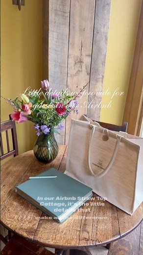 In our airbnb - it’s all in the little details…🤍 Use code JOSIE50 for £10 off #VistaPrintPartner AD