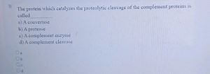 3) The protein which catalyzes the proteolytic cleavage of the ... | Filo