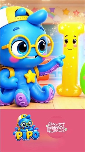 VOWEL I - SHORT 1 - AEIOU - PIPO TEACHES #aeiou #smartkids