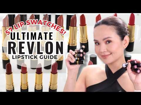 Revlon Super Lustrous Lipstick Swatches | Every Single Shade You Need to See | WORTH $400!!!!