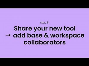Share your new tool - Airtable tutorial (5 of 5)