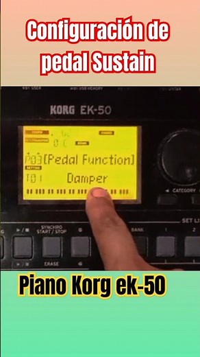 🚀Piano Korg ek-50 Función Pedal Sustain