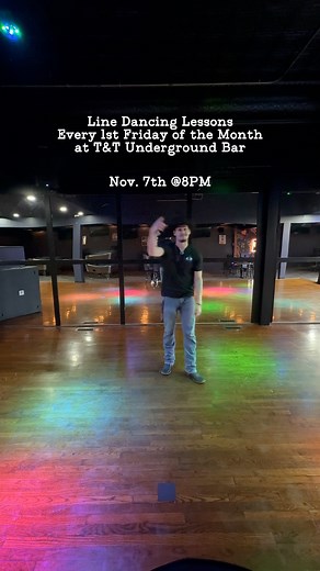 Fireball line dance tutorial with Hunter Koehler! This is just 1 of 5 songs he’s teaching this Friday starting at 8pm at the Underground 🪬 | T&T Underground