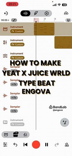 How to make Yeat x Juice WRLD Type Beat - #bandlab #yeat #typebeat #tutorial #juicewrld #fyp