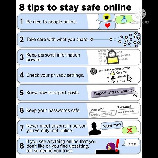 tips to stay safe online |by learn computer skills
