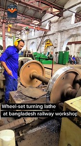 2.8M views · 31K reactions | Wheel-set turning lathe at bangladesh railway workshop।। #trains #railway #trainwheels #railwayworkshop | Md. Saifur Rahoman Shuvo | Facebook