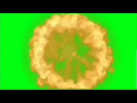 Eye Of Rah Explosions - Green Screen