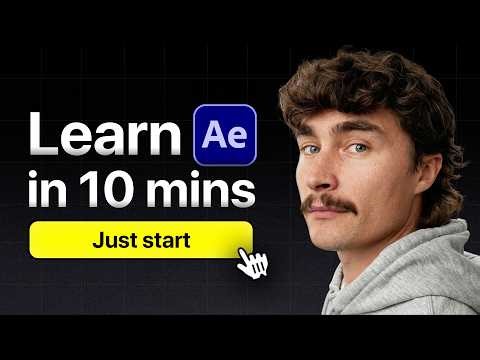 Learn After Effects In 10 Minutes (Beginner Tutorial)