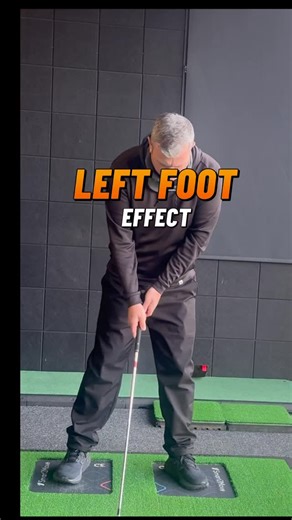 The positioning of the left foot 🦶 can influence the timing of the release ⏱️. A more flared-out foot position tends to delay the release, whereas a more square-on foot position encourages an earlier release ➡️. One possible explanation lies in the timing of the “brakes” 🛑 measured through the force plate 📊. #golf #golfswing #groundforces | Barry Taylor PGA Golf Professional