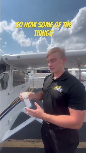 How and why to sump fuel in a Cessna. #cessna #fuel #flyaoa #pilot
