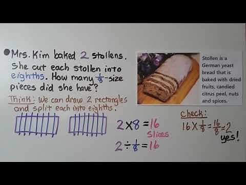 5th Grade Math 8.2, Word Problem Solving, Use Multiplication for Fraction Division