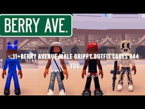 11+Berry Avenue drippy male outfit codes