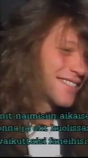 Jon Bon Jovi 80s Interviews