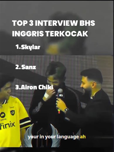 Skylar's Impressive Interview in Mobile Legends