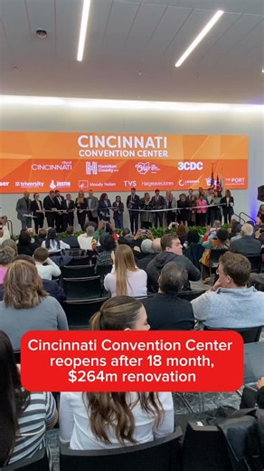 Cincinnati CityBeat | City, county and state leaders gathered at the newly remodeled Cincinnati Convention Center Wednesday for a ribbon-cutting ceremony ahead... | Instagram