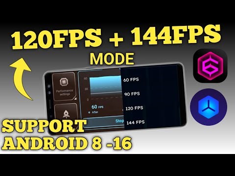 Unlock 120fps Android + 144FPS No-Root 100% Working | Max FPS Fix Lag - No Root