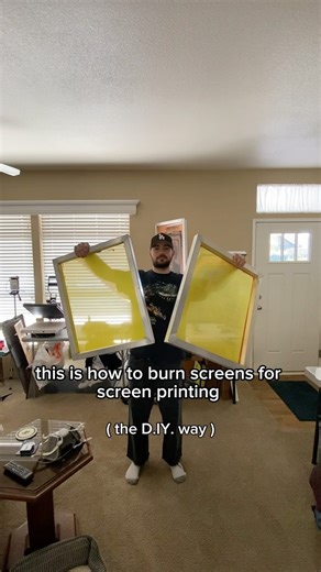 RBK ART STUDIOS on Instagram: "How to burn screens for screenprinting (the D.I.Y. way) Here’s a full run down on my process for making screens at home with a few simple tools #screenprinting #screenprint #halftones #graphictee #handmade #streetwear #clothingbrand #diy #printing #tshirts #howtoscreenprint #tutorial"