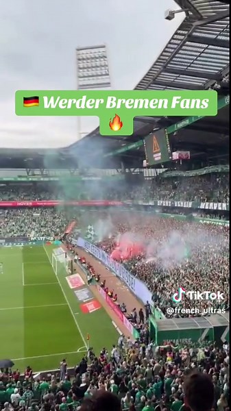 🇩🇪 Werder Bremen Fans 🔥 #werderbremen #ultras #football #pyro #bundesliga