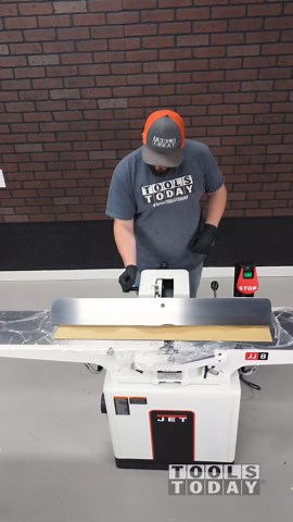 ToolsToday | Uncrating the Jet 8" helical head jointer and getting it set up! This is a dream jointer for me and am really looking forward to using it!... | Instagram