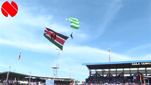 2.6K views · 23 reactions | KDF Paratroopers delivered a spectacular performance at the Madaraka Day Celebrations, executing flawless touchdowns. | Northrift News | Facebook