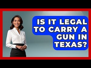 Is It Legal To Carry A Gun In Texas? - The Right Politics