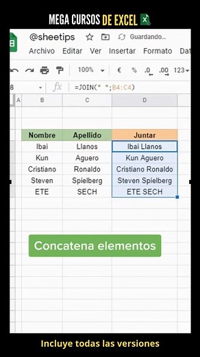 😬 ¿Has evitado trabajos solo por no dominar Excel? ¡Eso se acabó! Este curso es 100% práctico y sin complicaciones. 📘 ¿Qué incluye? ✅ Videos directos, sin vueltas ✅ Casos reales paso a paso ✅ Plantillas listas para usar ✅ Sirve para cualquier versión ✅ Word PowerPoint GRATIS ✅ Certificado oficial incluido 💡 Tip express: Ctrl Shift % = formato de porcentaje. ✍️ Escribe “EXCEL” o haz clic 👉 wa.link/megacursosdeexcel | Informatica Digital
