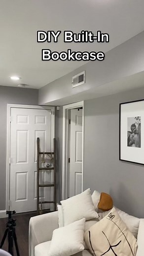 Building DIY Arched Bookcase with Built-in Shelves