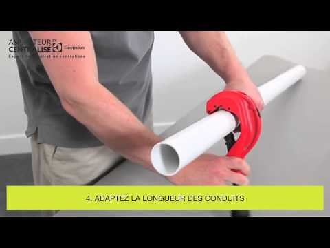 Installation de l'aspirateur centralisé Electrolux