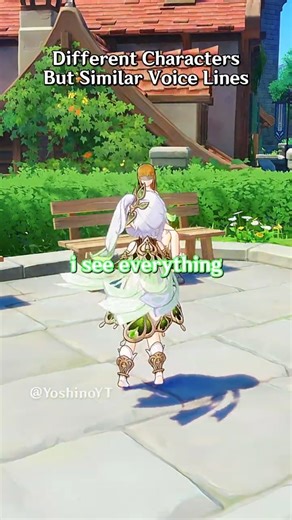 Different Characters With Similar Voice Lines In Genshin Impact