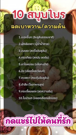 10 สมุนไพร "ลดเบาหวาน" คุมน้ำตาลในเลือด ลดความดัน (หาทานง่าย ภูมิปัญญาไทย)