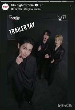 I don't have subscription in netflix uh! 🥺 II #bts#trailer#edit#shorts#army#blink