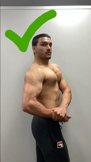 EASY Side Chest Pose Tutorial ✅